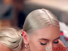 Damn, Watch Blonde Braylin Bailey Get Licked by Cute Teen Kay Lovely!