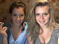 Girls Cam With Cigarette Smoke!