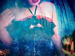 GHOSTLY GHOULFRIEND JERK OFF INSTRUCTIONS with dirty talk and costumes.