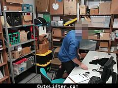 cctv catches isabella nice stealing and forces her to comply