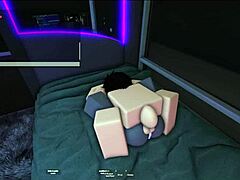 रोब्लॉक्स कॉन्डो में गोथ स्लट को ब्रेडिंग करते हुए इंटेंस चुदाई