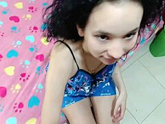 Pov roleplay: i fuck my virgin stepsister until facial