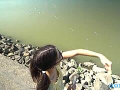 bathtub bubbles with sara bell and raul costa in a petite 18+ pov scene