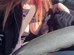 Hot Milf Artemisia Love Flashes Juicy Boobs In Car Ride