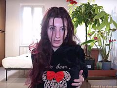 Provocative Slut Shows Off And Gets Penetrated Hard By Roommate In Passionate Orgasm