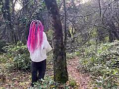 आओ cute teen 18+, rough outdoor sex करते हैं spanking, squirting और cum in mouth के साथ।