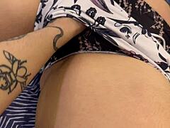 day 3 letting stepbrother play with pussy close-up