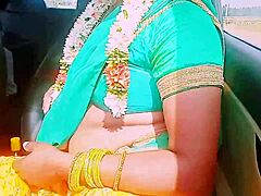 Desi housewife gets dirty in car sex with unknown guy and wild talks