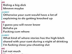 Sexting And Cuckolding Old Husband On Snap Chat