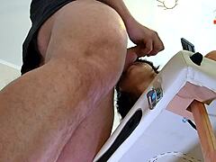 Wife Shares Double Blowjob in Threesome, Cum in Mouth. Can She Handle More?