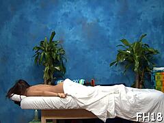 Hot 18 Year Old Chick Gets Naked Massage With Old Woman Blowjob And Hardcore Oral Cock Action