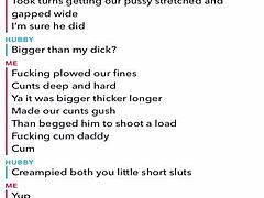 Sexting And Cuckolding Old Husband On Snap Chat