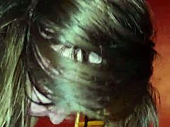 She cums hard ridin' my big cock