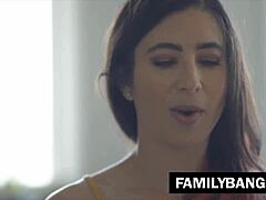 Spit cream in sister's mouth