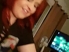 Kandy Kane the Sri Lankan BBW housewife gives deepthroat blowjob in homemade amateur action. She rides fat cock with her big tits bouncing.