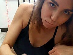 My mouth is so tired after sucking his big cock