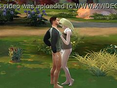 Military Guy Blows Job in Public Park 😏