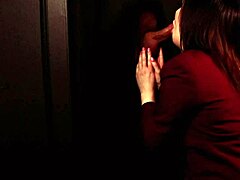 student sucks cock at gloryhole