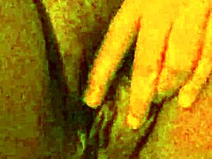 skinny latina opens her virgin pussy for licking first time