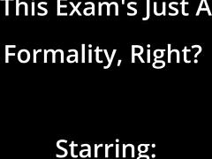 This Exam's Just A Formality, Right? Solana Gets Anal And Masturbation With Gloves!
