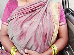 big boobs house maid having car sex with dirty talks 😏