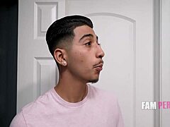 cute stepsis volunteers for a special canvas session with diego perez and sasha tatcha