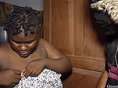 My wife seduced the manager with her bbw body and big tits