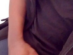 Just home from work, fantasizing about girlfriend wife with dry masturbation leading to slow moist cum