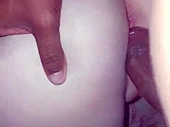 White Girl Moans on My Cock, Her Pink Pussy Spread Wide.