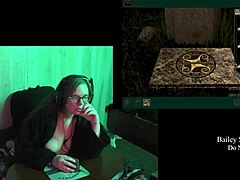 i'm naked haunting castle malloy in this playthrough part 3, my big tits bouncing wildly