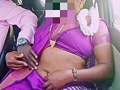 Indian Car Sex Housewife Dirty Talks Driver