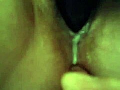 Post-Creampie Dildo Play