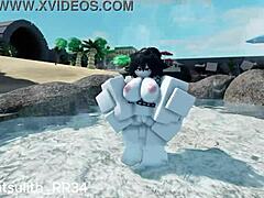 Passionate wet sex with cumslut