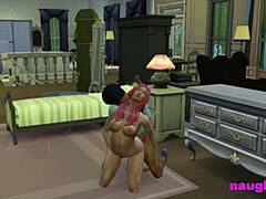 Girl catches her futa roommate masturbating and gets punished with assfucking