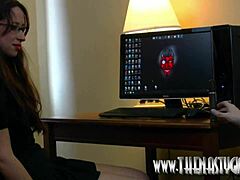 I am Cassandra Gemini, the nasty gimp, submitting to humiliation with boots and smoking in sadistic session.