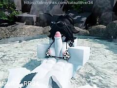 Passionate wet sex with cumslut