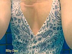 Milf Flashes Tits In Hotel Pool?