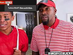 Black Teen 18+ Catches His Stepmom Sucking His Coachs Dick