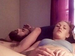 snow bunny plays with toys on her shaved pussy. so fun and horny! 😈