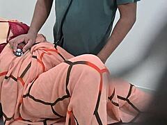 Indian Doctor CHECKS Lady Patient In Clinic