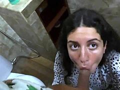 i sucked a huge dick in the sushi bar toilet and ate rolls with cum on my face