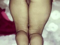 Hey, check out this bigass desiwife spreading in the kitchen! 😍