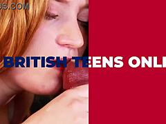 Victoria Greene Sucks Cock at the Milking Table for Cum in Mouth