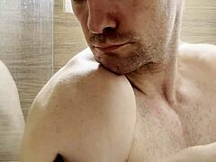 Trimming sweaty armpits after gym for photoshoot prep