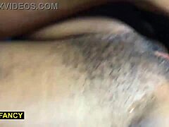 The african masseuse feels intense pleasure as the client fucks her.