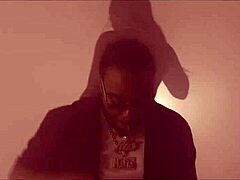 Damedot's stripper music video features clothes ripped and striptease.