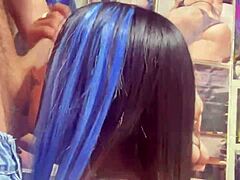 chica universitaria chupando verga follada por la boca