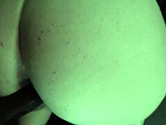 The white girl gamer returns for more big black dick, and he cums on her feet.