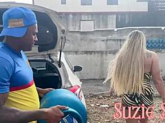 Essa safada suzie slut saiu para comprar gas s� de vestido sem calcinha e acabou dando o cu para atendente video completo no red