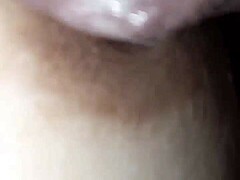 Nipple Full of Saliva and Glans in Intimate Moment